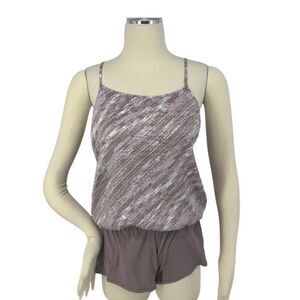 Victoria's Secret Sexy Soft Crisscross Back Lounger Romper Camisole Size M